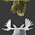 Stylish Fred Cardboard Moose Head 3D model small image 3