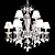 Elegant Crystal Chandelier BB-6272 3D model small image 2