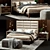 Dall'Agnese DAMA Bed: Elegant and Versatile 3D model small image 1