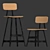 Yardbird Industrial Chair & Barstool 3D model small image 2