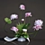 Lotus Flower Bouquet 3D model small image 1