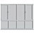 Durable Aluminum Windows 3D model small image 3