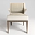 Elegant Kukio Arm Chair 3D model small image 1