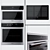 Miele Combiset: H6160B Oven, DG6100 Steamer, KM6366 Cooktop 3D model small image 1