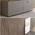 Presotto Plaster Sideboard with Penta Lights 3D model small image 2