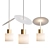 Elegant Trio: Jacksons Ceiling Lamps 3D model small image 1
