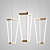 Elegant Tube Chandelier, Anastassiades 3D model small image 1