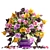 Spring Blooms Collection: Vibrant Tulip Bouquet 3D model small image 1