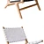 Flat Leather Marlboro Chairs: Stylish & Comfortable! 3D model small image 2