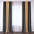 Elegant Window Drapes 3D model small image 1