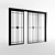 Sleek Glass Partition: 2700mm x 2200mm 3D model small image 1