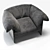 Luxurious Highline Armchair for Stylish Comfort 3D model small image 2