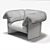 Luxurious Highline Armchair for Stylish Comfort 3D model small image 3