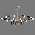 Nordic LED Chandelier: Elegant Illumination 3D model small image 1