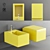 Nic Design Cool Collection: Modern Bathroom Fixtures in 5 Stunning Colors! 3D model small image 1