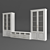 Modern Fusion Cabinet 3D model small image 1