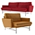 Sleek Lissoni 2-Seat Sofa 3D model small image 1