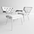 Italian Designer Twiggy Chair 3D model small image 2