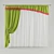 Stylish Drapery for Your Home 3D model small image 1