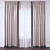 Stylish Window Curtains 3D model small image 1