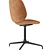 Gubi Beetle Chair: Casted Swivel Base 3D model small image 2