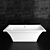 Title: Lotus Stone Bathtub 3D model small image 2