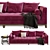 Luxurious Lutetia Sofa: Grand Comfort 3D model small image 2