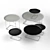 B&B Italia Fat-Fat Small Tables: Sleek and Versatile Furniture 3D model small image 1