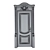 Modern Door Design 3D model small image 2