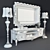 Elegant Bedside Table for Antonelli Moravio Charme 3D model small image 3