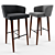 Stylish Stella Bar Stool 3D model small image 1