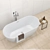 RAVAK Freedom: Acrylic Standing Bath 3D model small image 2