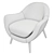 Elegant Queen: Poliform Armchair 3D model small image 3