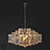 European Style 6-Lamp Chandelier 3D model small image 1