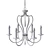 Elegant Pimlico Chandelier - 6-Light 3D model small image 3