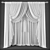 Classic Style Curtains 3D model small image 3