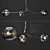 Bubble Branching Pendant Lights 3D model small image 1