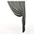 Elegant Window Curtain with Ties 3D model small image 1