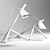 Sleek and Modern Laika Lamp 3D model small image 2