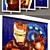 Marvelous Iron Man Stained Glass 3D model small image 2