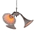 Industrial Gramophone Chandelier 3D model small image 3