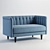 Modern Lima Sofa - Stylish Comfort 3D model small image 1