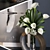 Elegance in Bloom: Kalla Decor Set 3D model small image 2