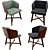 Stylish Mid-century Modrest Stella X Chair 3D model small image 1