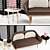 Sleek Lunar Sofa Set+: Table, Lamp, Screen 3D model small image 2