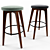 Nomad Mid Century Bar Stool 3D model small image 1