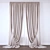 Elegant Lace Curtain 3D model small image 1