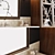 Modern Bathroom Set with Dantone Vanity 3D model small image 2
