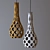 Modern Hanging Pendant TORBA | Custom Colors & Sizes | Made in Belarus 3D model small image 1