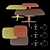 Luis Collection: Versatile and Stylish Tables 3D model small image 1